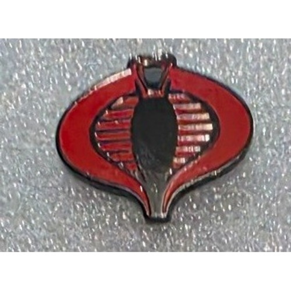 GI Joe Cobra Command Enamel Pin Red Black Snake Logo Lapel Hat Pin Retro Toy